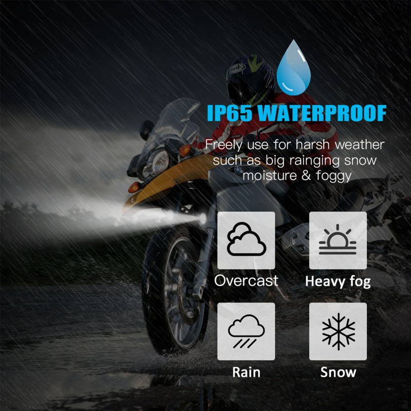 Bóng Đèn Pha LED Phá Sương Mù 9-30V Thay Thế Chuyên Dụng Cho Xe Mô Tô