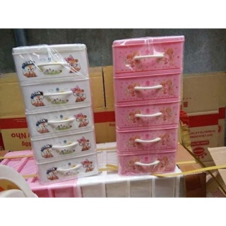 Tủ nhựa mini 5 tầng tiện dụng