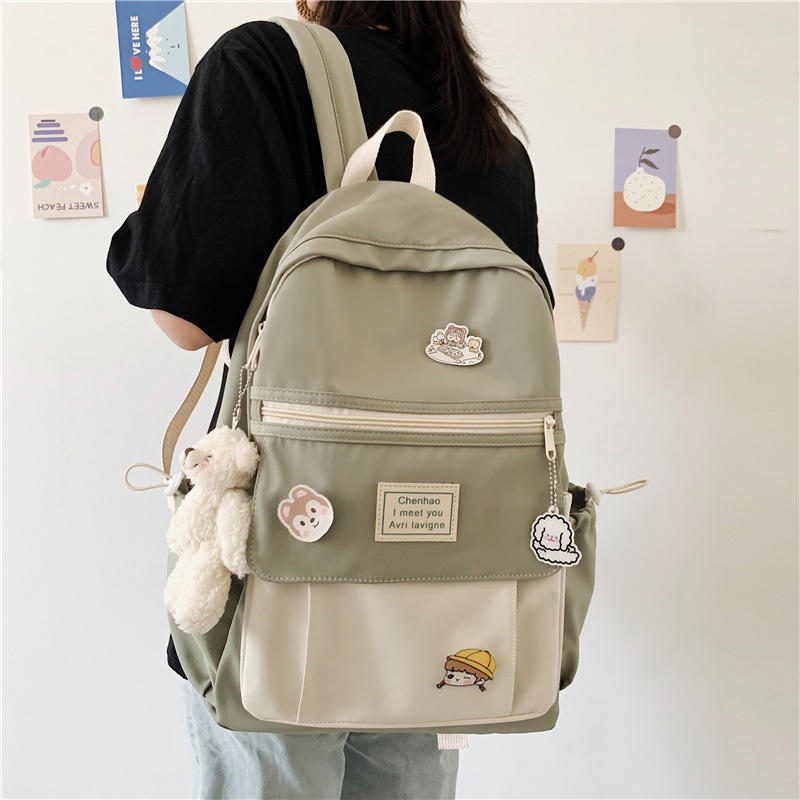 Ba Lô Học Sinh Thời Trang Hàn Cho Nữ