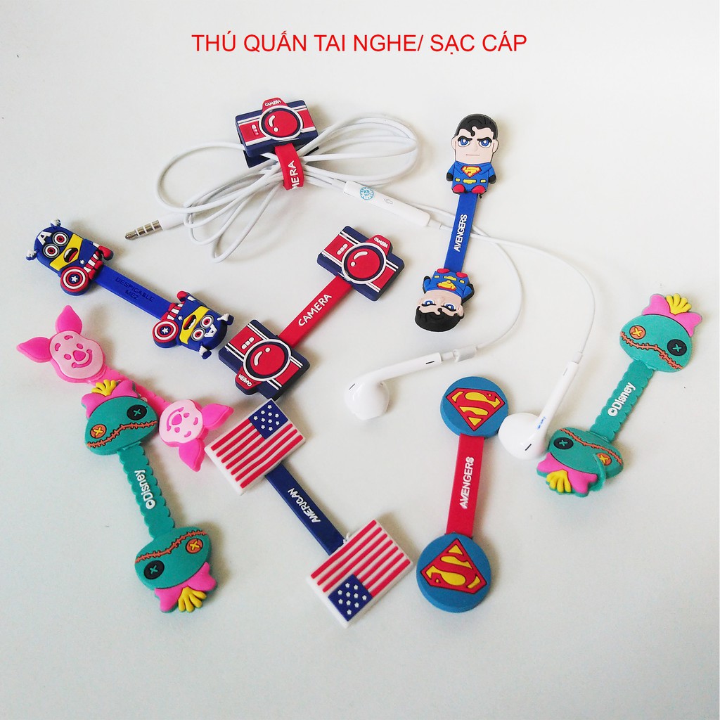 DÂY CUỐN CÁP SẠC/ TAI NGHE HÌNH THÚ DTQ(92)