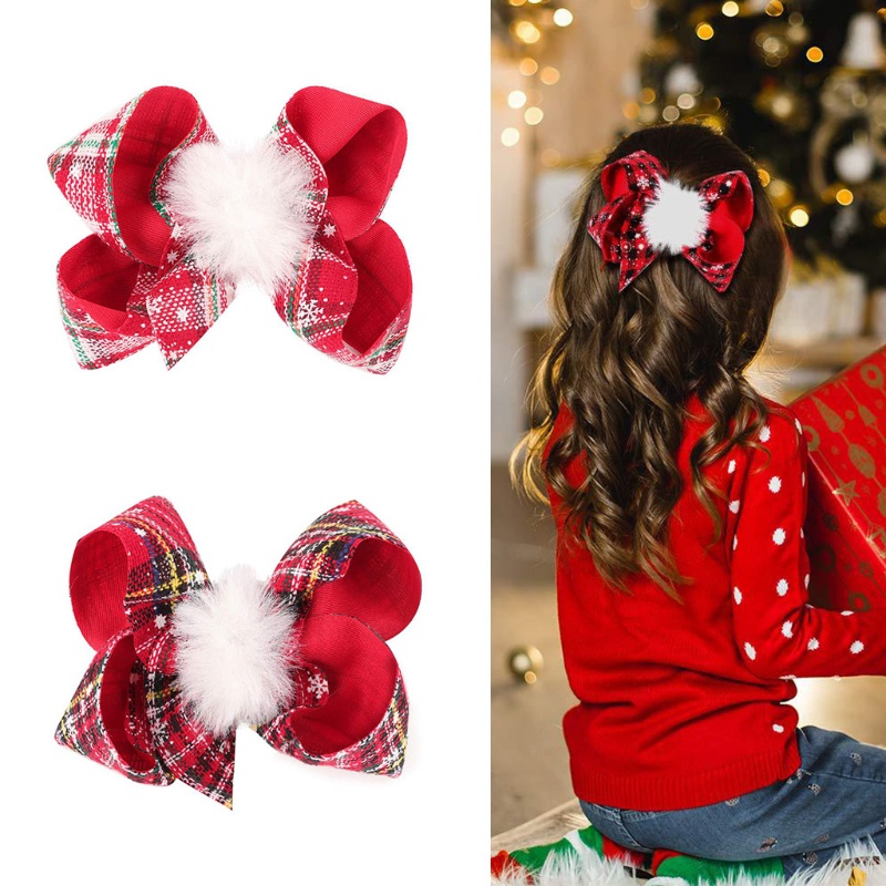 Kẹp Tóc Trang Trí Giáng Sinh Trọng Lượng Nhẹ