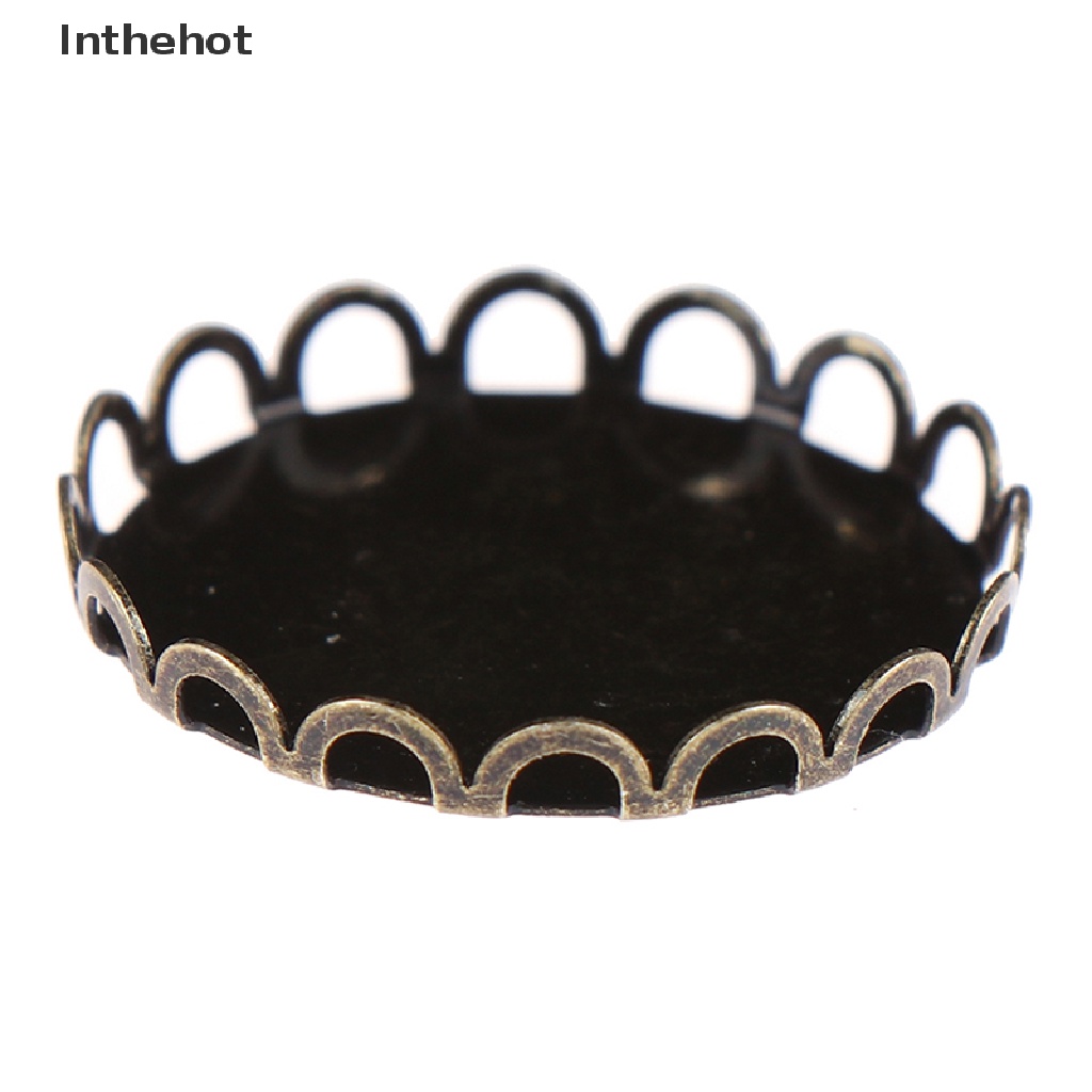 Kính Mô Hình Vòng Tròn Bằng Kim Loại 2cm Tỉ Lệ 1 / 12 Trang Trí Nhà Búp Bê