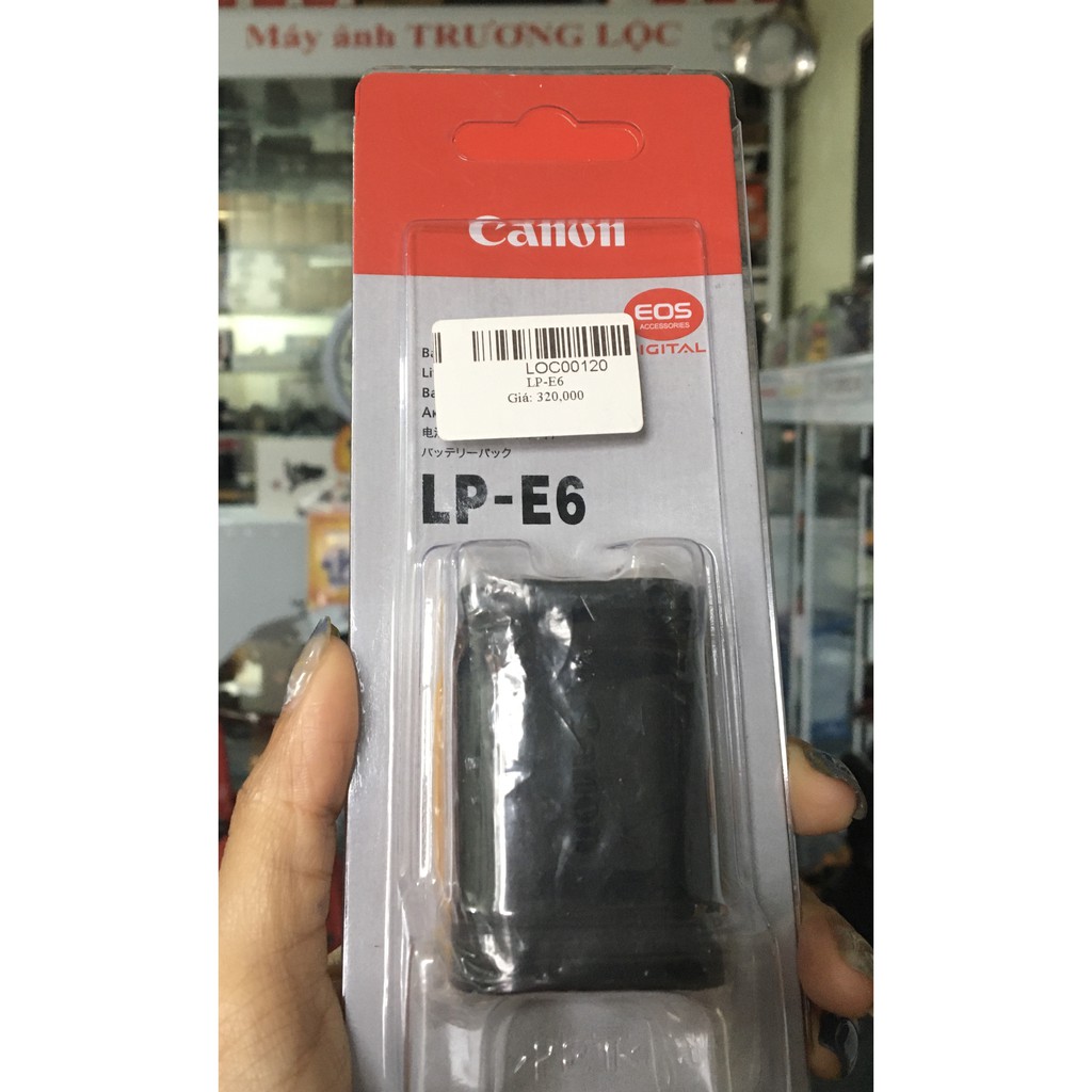 Pin máy ảnh canon LP E6