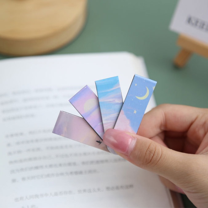 Kẹp Đánh Dấu Trang Sách Từ Tính Hình Đám Mây Biển Xinh Xắn