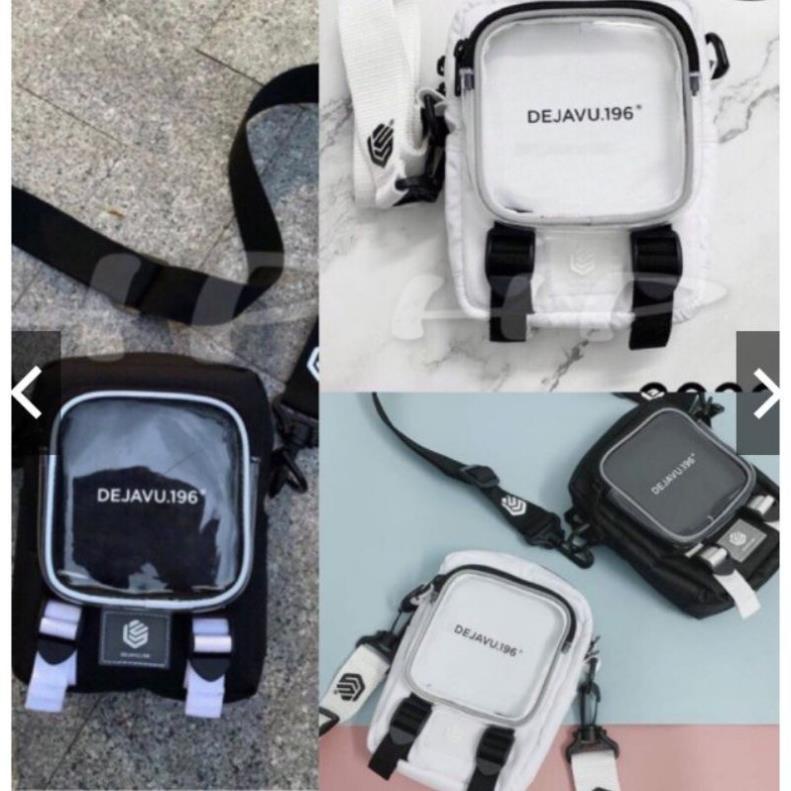 Túi đeo chéo 196 thời trang cho nam và nữ chữ DEAVU.196 HUDU STORE