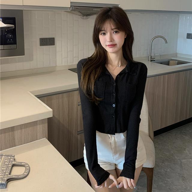 Áo Cardigan Dệt Kim Tay Dài Dáng Ôm Chống Nắng Thời Trang Mùa Hè Cho Nữ