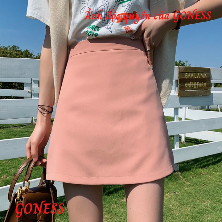 Chân váy Goness chữ a dáng ngắn có quần trong, nhiều màu, chất vải vintex cao cấp | BigBuy360 - bigbuy360.vn