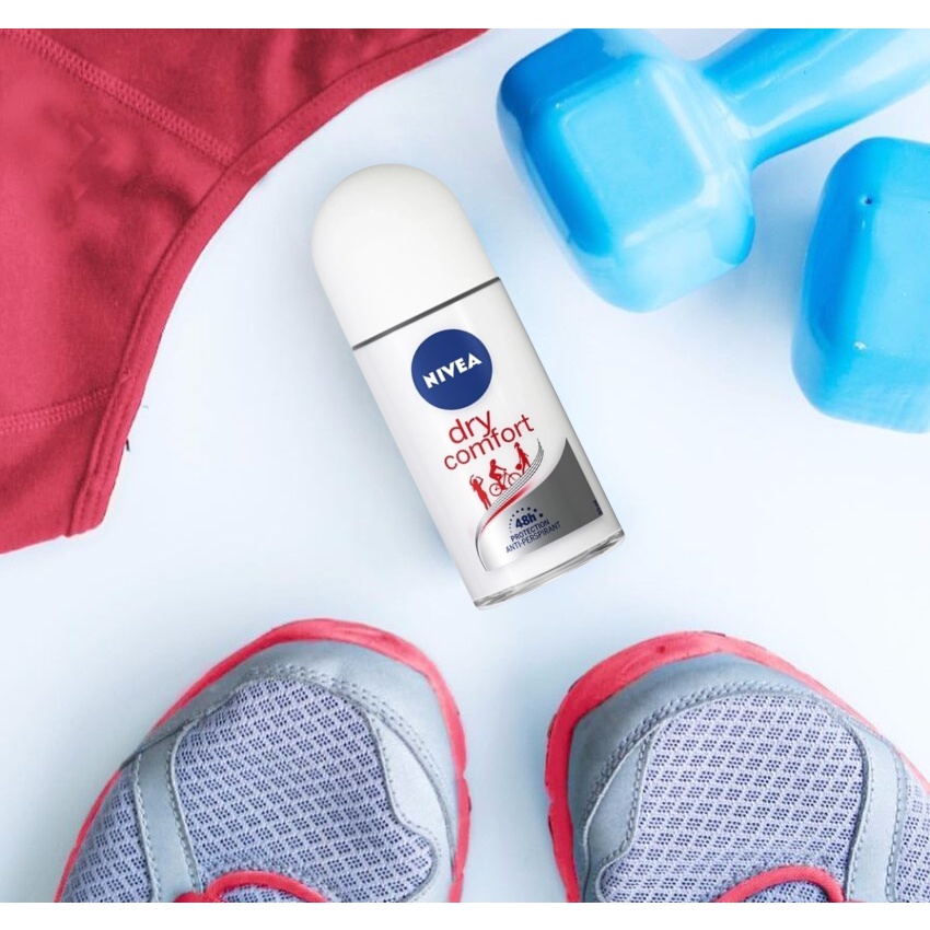 Lăn khử mùi nữ khô thoáng Nivea Dry Comfort 50 ML Cao cấp