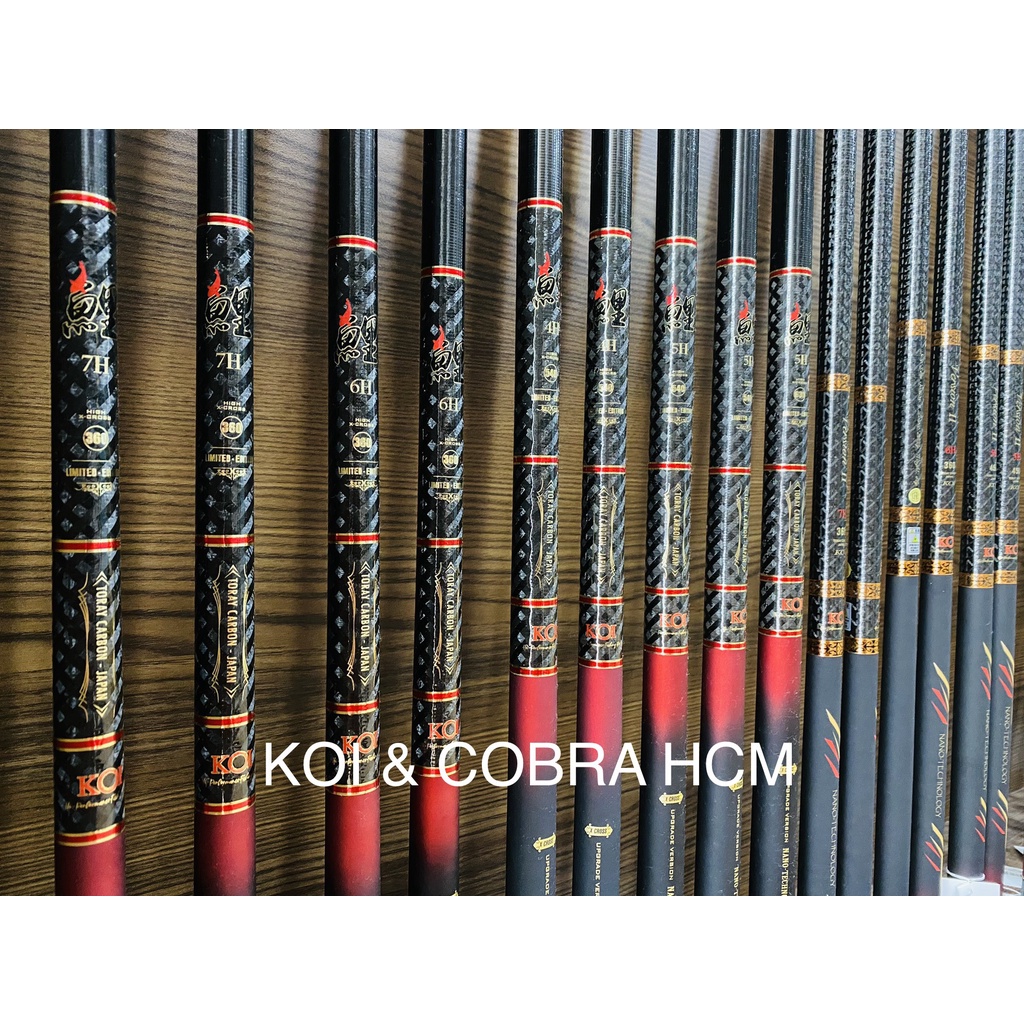 Cần Koi Version 1 - Cần câu chính hãng Koi & Cobra - Cần cây tay