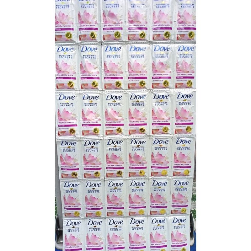 50 gói dầu gội và dầu xả Dove