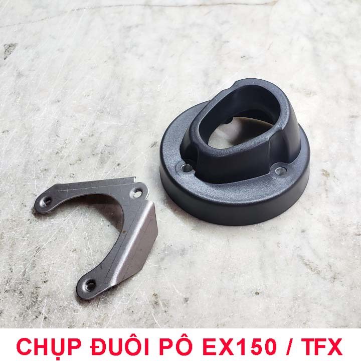 CHỤP ĐUÔI PÔ ĐEN MỜ CHO TFX , EXCITER 150, WINNER V1