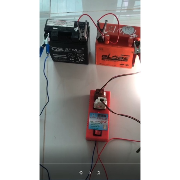 Bộ đảo điện 24v ra 220v -60W