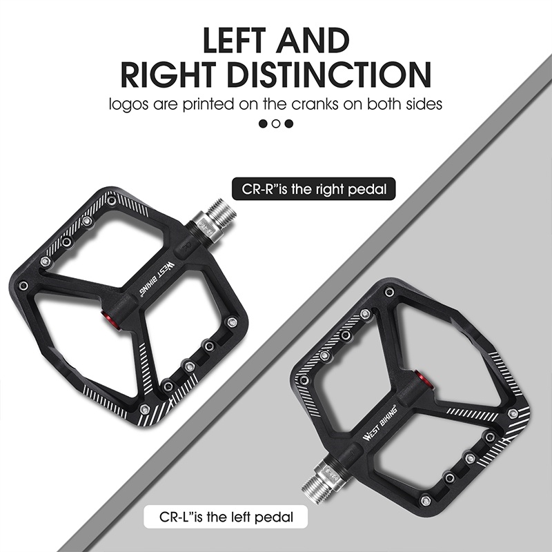 Bàn Đạp Xe Đạp Bằng Nilon Siêu Nhẹ Chống Trượt / Thấm Nước BMX