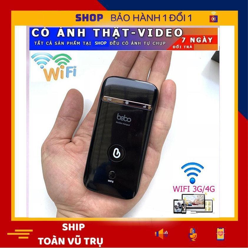 Bộ phát wifi 4G LTE tốc độ Download lên đến 150Mbps tốc độ Upload là 50Mbps Pin Bền Dùng 6 Đến 8 tiếng Tặng Sim 4G