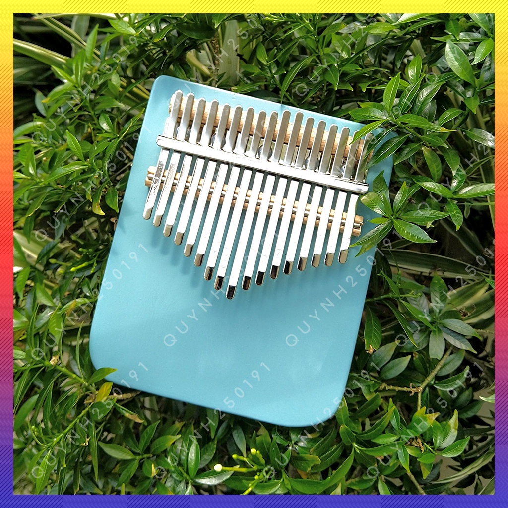 Đàn kalimba 17 phím gỗ nguyên tấm cao cấp âm vang hay - QLBD1316