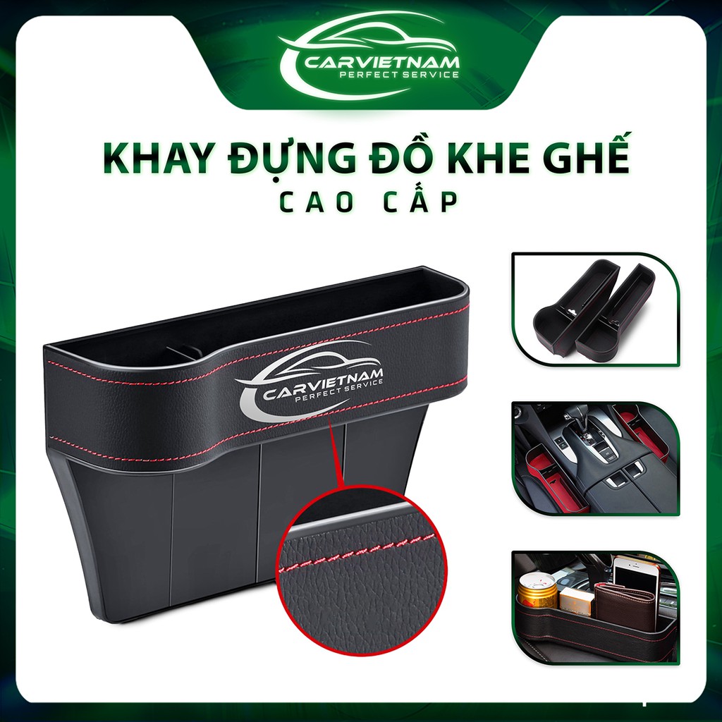 Khay Để/Đựng Đồ Khe Ghế Ô Tô, Xe Hơi Đa Năng - Sắp Xếp Đồ Cá Nhân Gọn Gàng Tiện Lợi - Ccar Vietnam