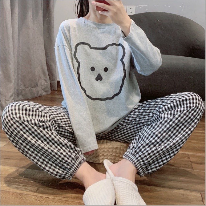 Bộ đồ ngủ dài chất mịn mát