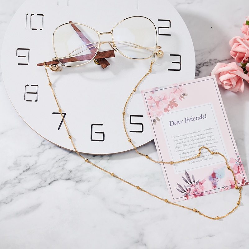 Dây đeo mắt kính phối bi thời trang cho nữ