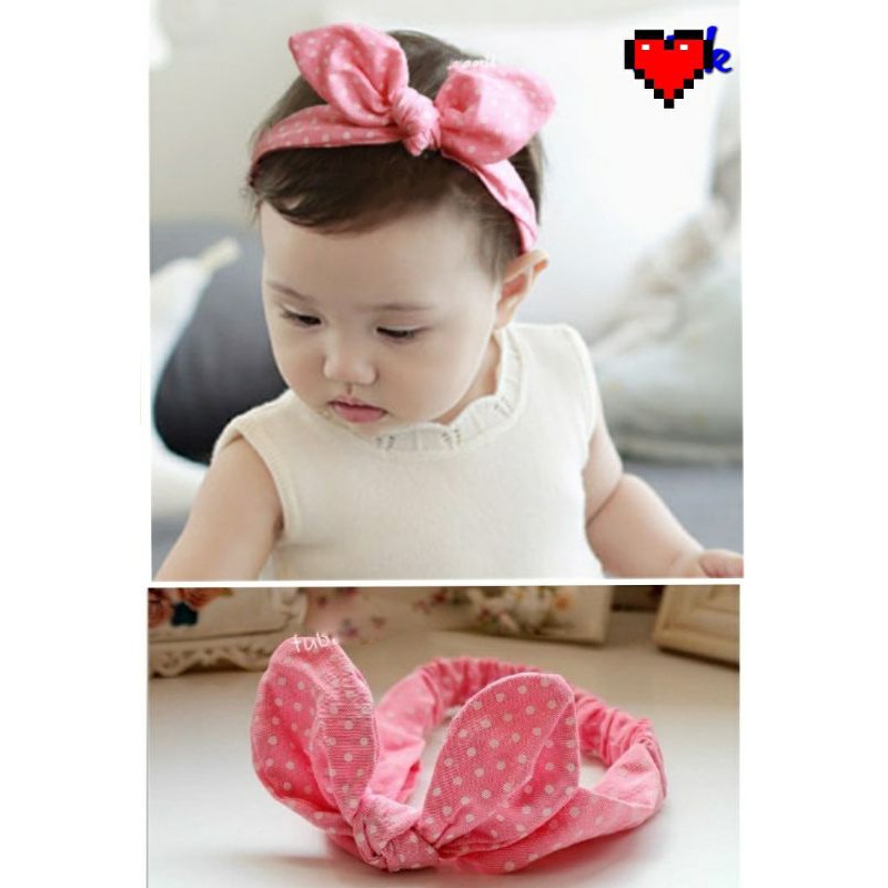 Băng đô /  turban tai thỏ xinh xắn cho bé gái