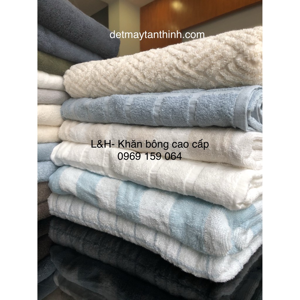 Khăn tắm body cotton muji xuất nhật cao cấp, KT 70x140cm