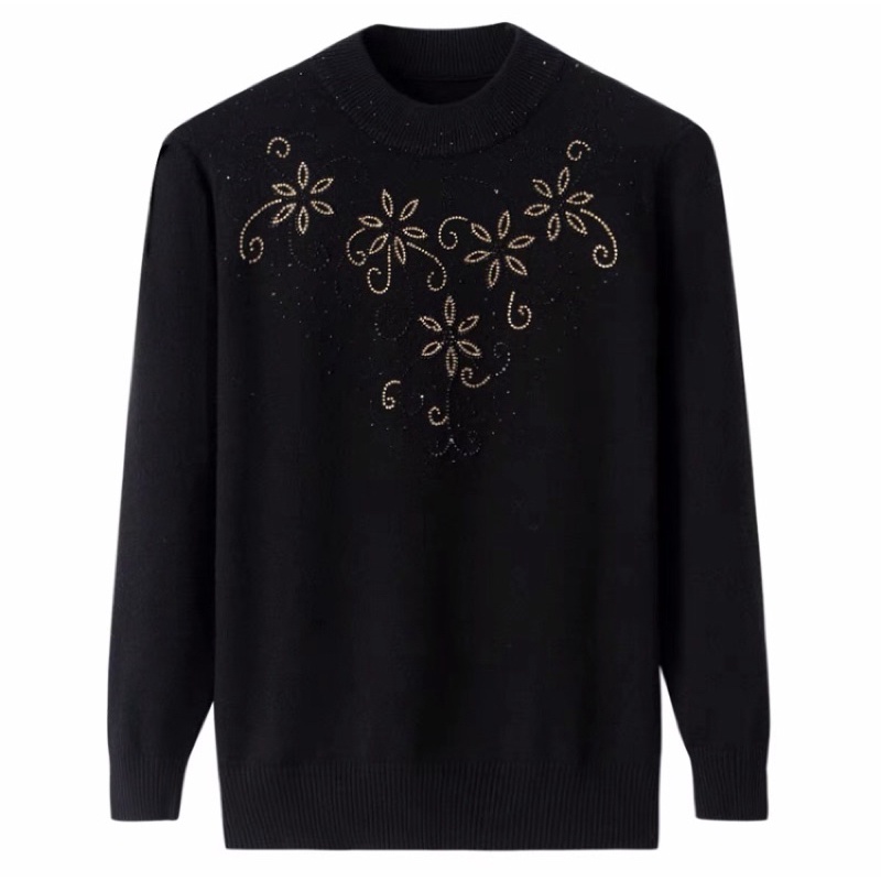 Áo len phụ nữ trung niên hoạ tiết sang trọng | BigBuy360 - bigbuy360.vn