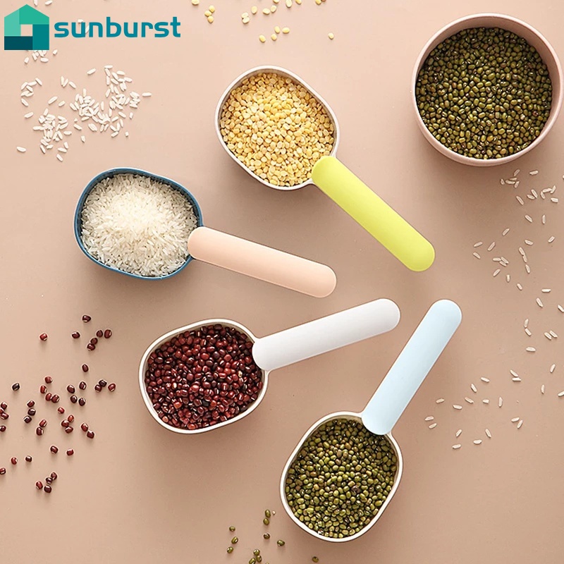 Muỗng múc gạo kèm kẹp tiện lợi