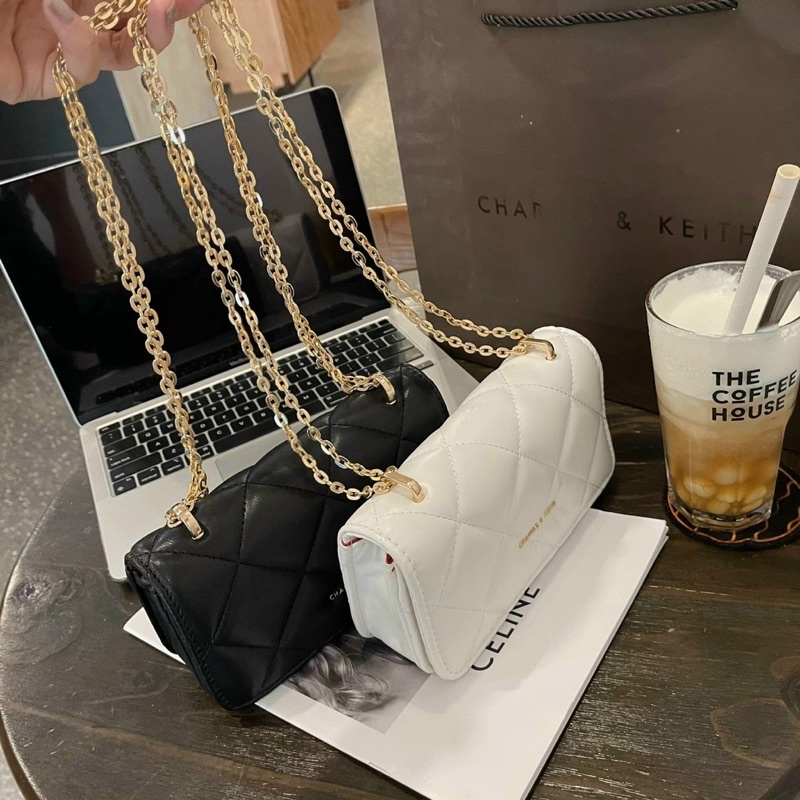 Túi ví nữ đeo chéo chần ô giá rẻ mẫu mới thời trang cao cấp đi chơi dự tiệc DIOMI