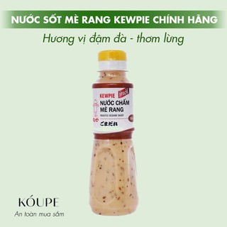 Nước sốt mè rang Kewpie chai 180ml, Ăn kèm rong nho, thực phẩm khác