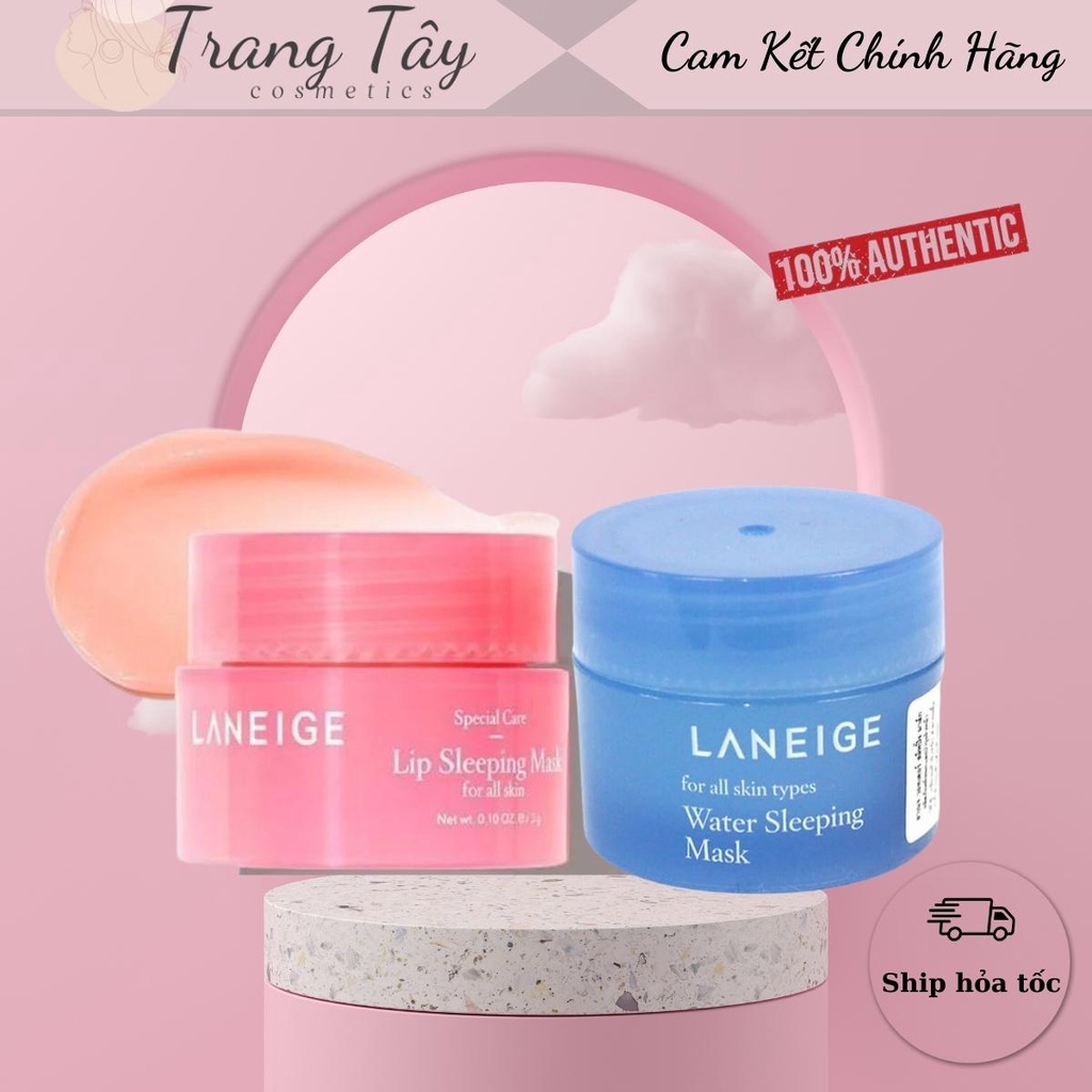 COMBO mặt nạ ngủ Môi ,Mặt LANEIGE