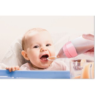 zavanese Bình thìa ăn dặm silicone 90 ML