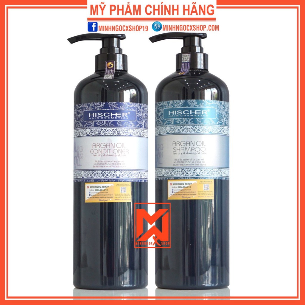 HISCHER DẦU GỘI XẢ PHỤC HỒI HISCHER 1000ML CHÍNH HÃNG