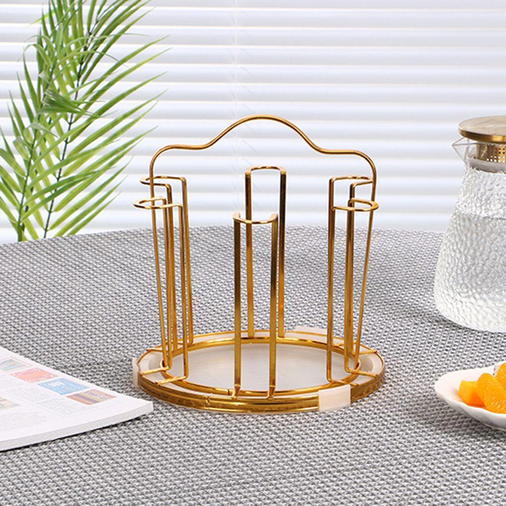 Giá Kim Loại Phơi Ráo Cốc Nước Đa Năng Hiệu Kat1 Đứng