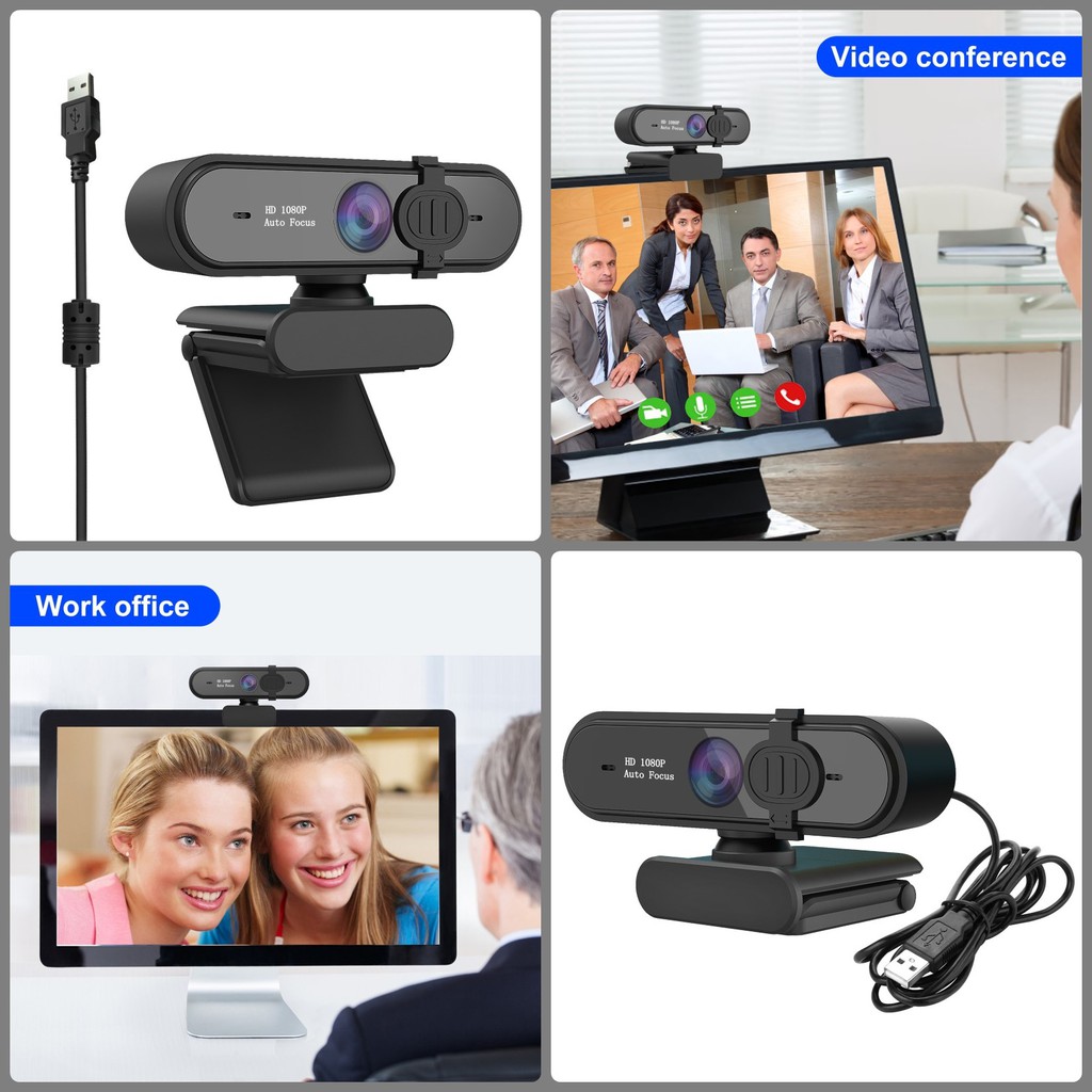 Webcam HXSJ S6 Auto Focus Góc Rộng 1080P