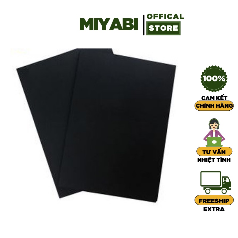 Giấy bìa màu đen Grand A3 trơn Định lượng &gt; 200 gsm (Thếp 100 tờ)