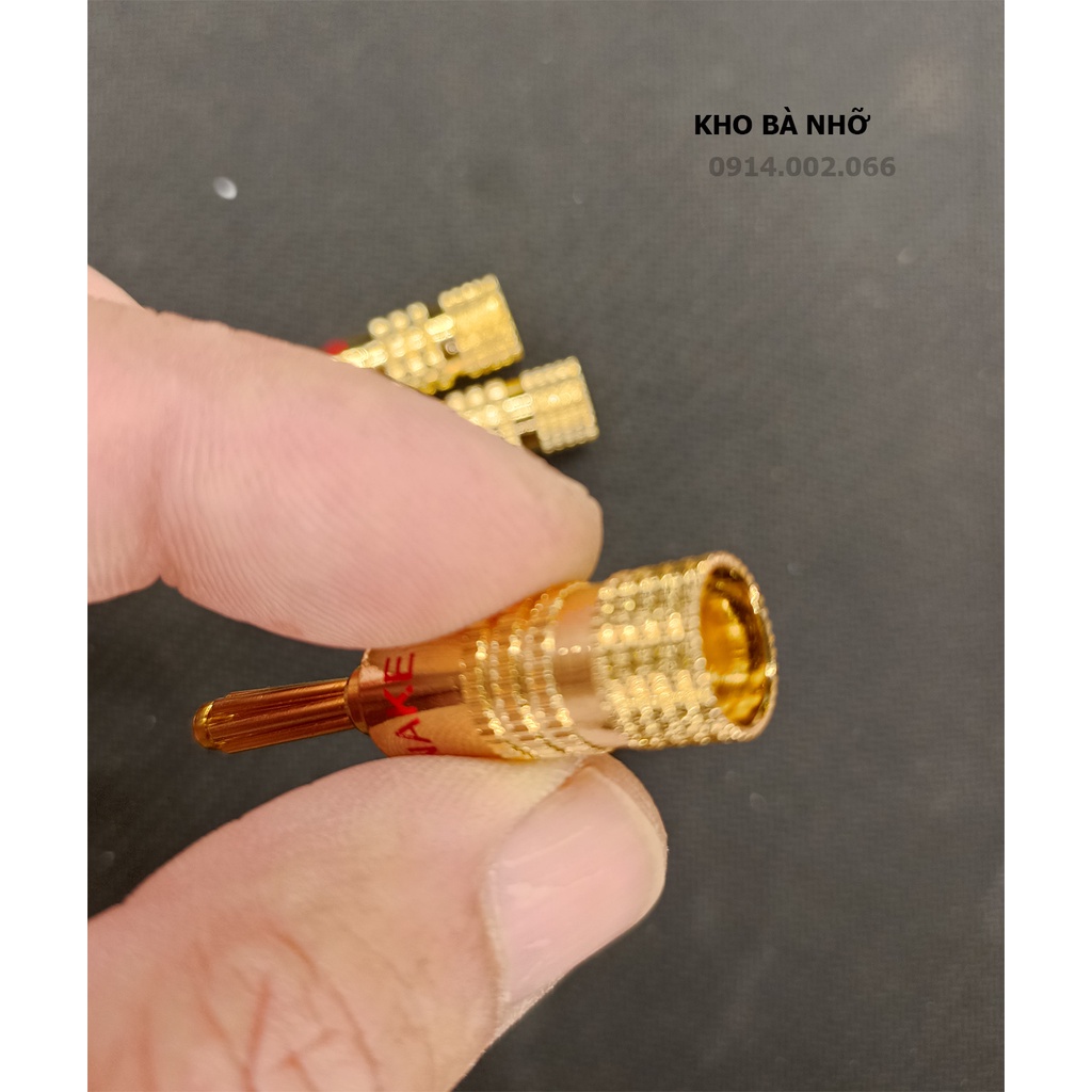 Giắc loa bắp chuối đồng xịn.