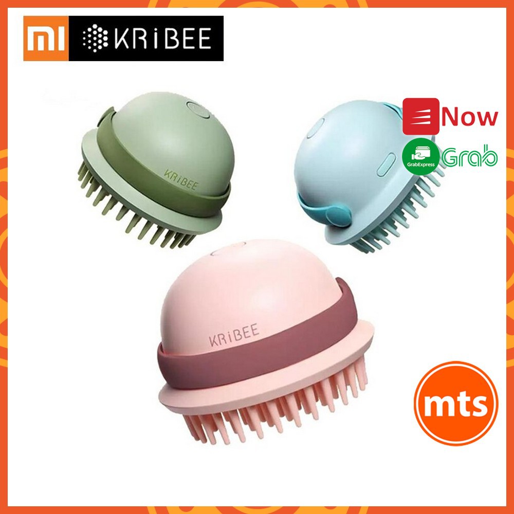 Lược massage Xiaomi Youpin Kribee chống tĩnh điện EP1164-3C pin sạc có thể dùng cho tóc ướt và khô - Minh Tín Shop