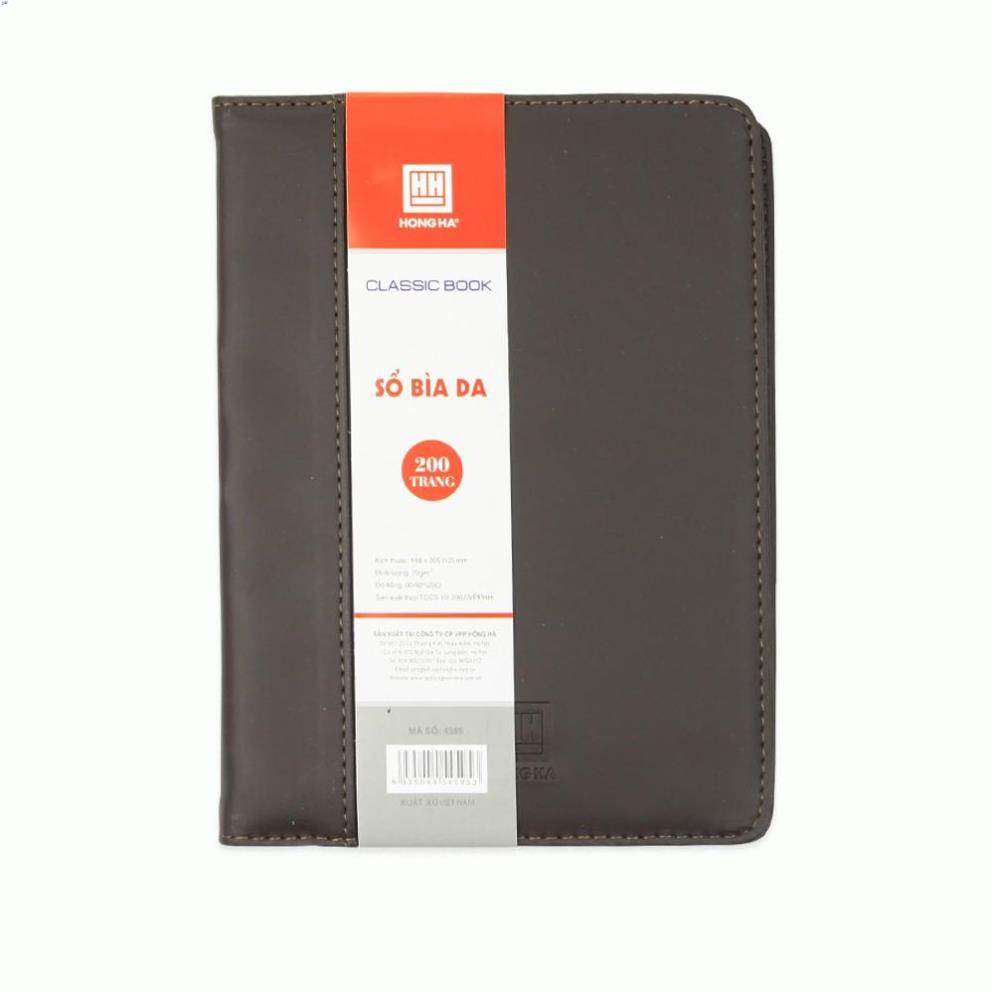 Sổ bìa da Hồng Hà Classic Book 200 trang A5 4595