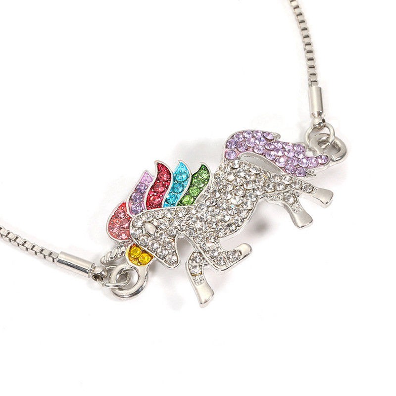 Dây chuyền mạ bạc hìnhchú ngựa dễ thương dành cho bé