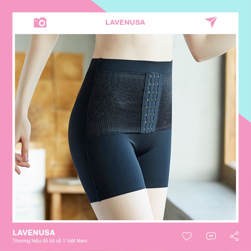 Quần lót mặc trong váy cạp cao gen bụng định hình co giãn cao cấp LAVENUSA QL69