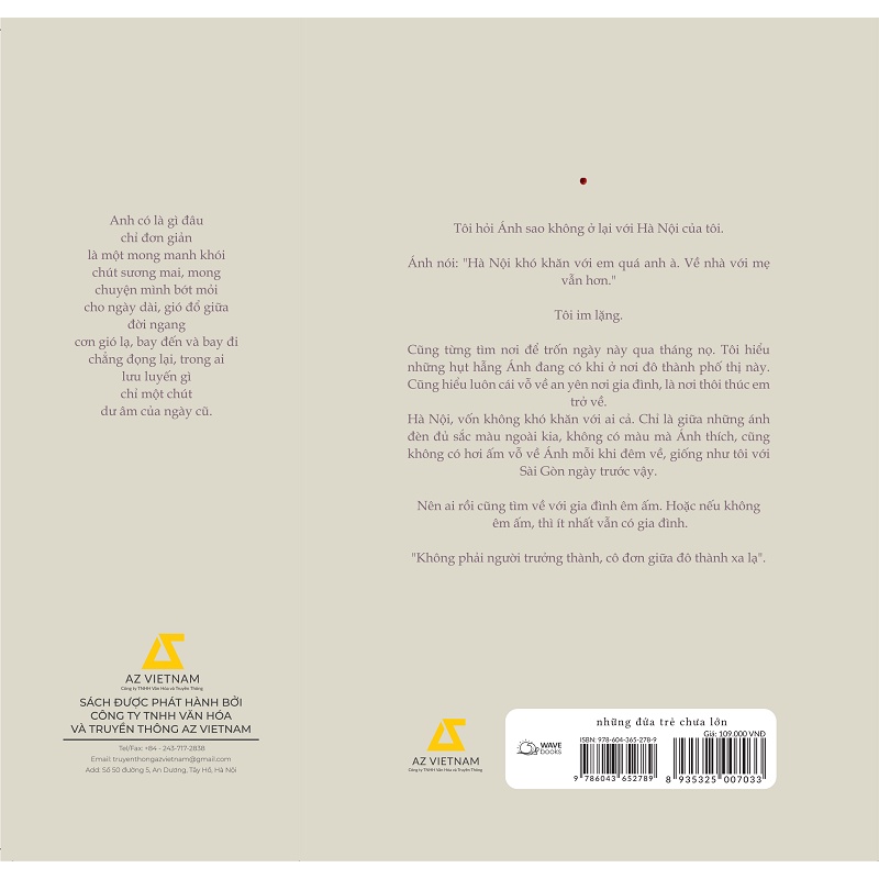 Sách - Những Đứa Trẻ Chưa Lớn - Elvis Nguyễn