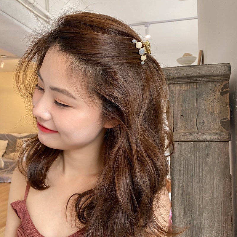 [Mã FAMARAL1 giảm 10K đơn 50K]Kẹp tóc đính đá mini nhân tạo nhiều màu sắc đẹp Hàn quốc KC25 JOLY