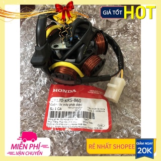 Cuộn Điện Dream việt 100cc, wave100cc Chính Hãng honda (lửa máy phát điện, mã 21120 KSR 860)