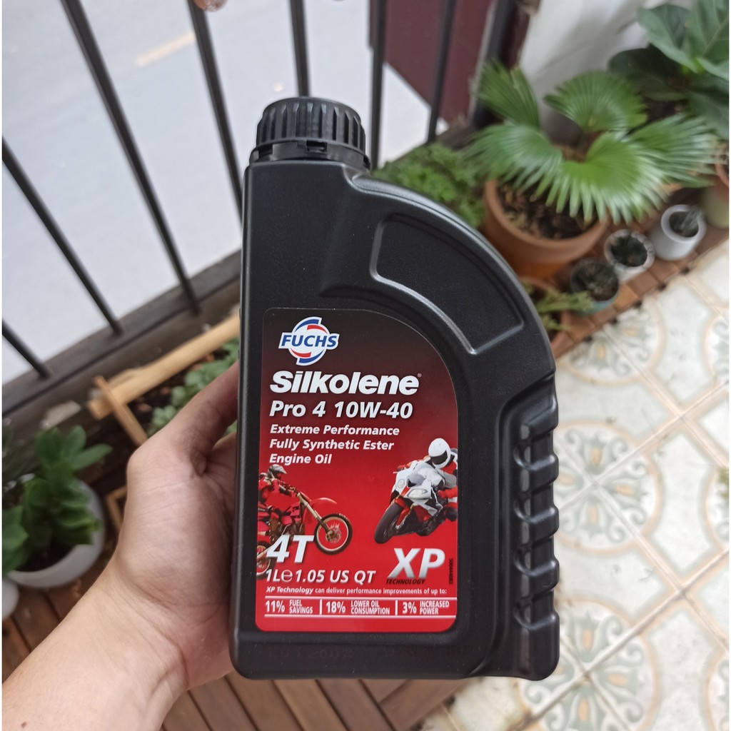 Dầu nhớt Fuchs Silkolene Pro 4 10w40 XP 4T 1 Lít