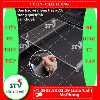 [BÃO SALE] Menu mica A4 để bàn, menu để bàn, standee để bàn A4