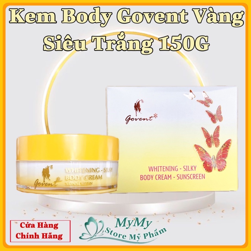 Kem dưỡng Body Gôvent Siêu Trắng Vàng 2020