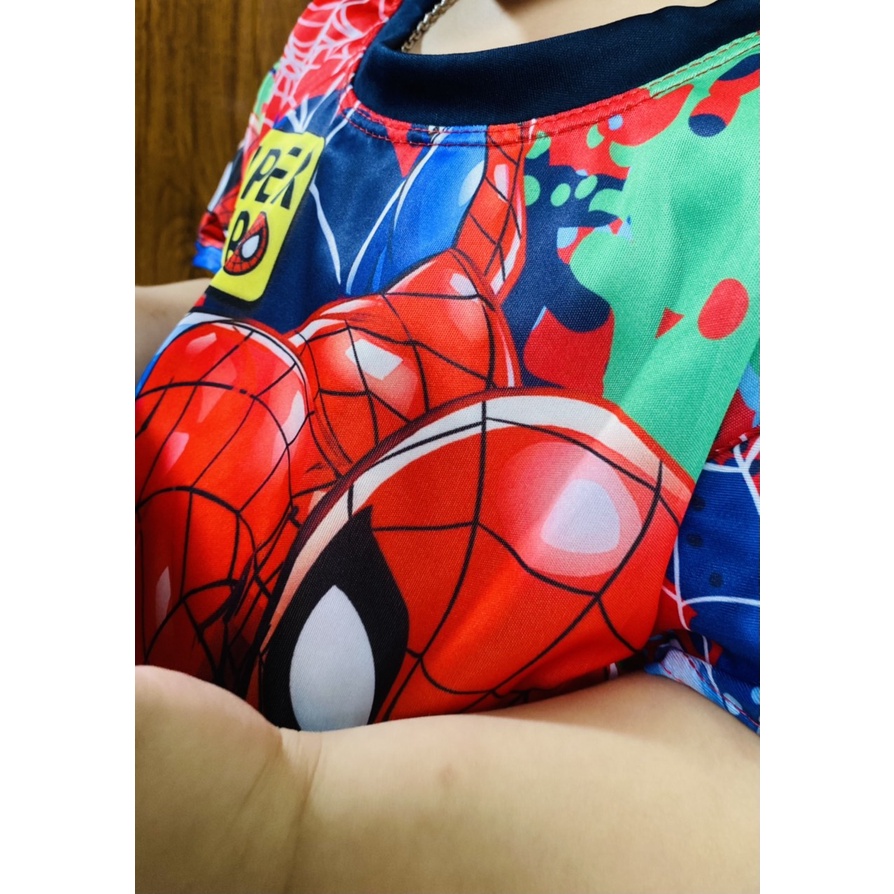Bộ quần áo siêu nhân nhện, bộ siêu nhân cho bé trai