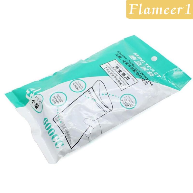 Set 4 Túi Đi Tiểu Khẩn Cấp Sử Dụng 1 Lần Tiện Lợi Khi Đi Du Lịch