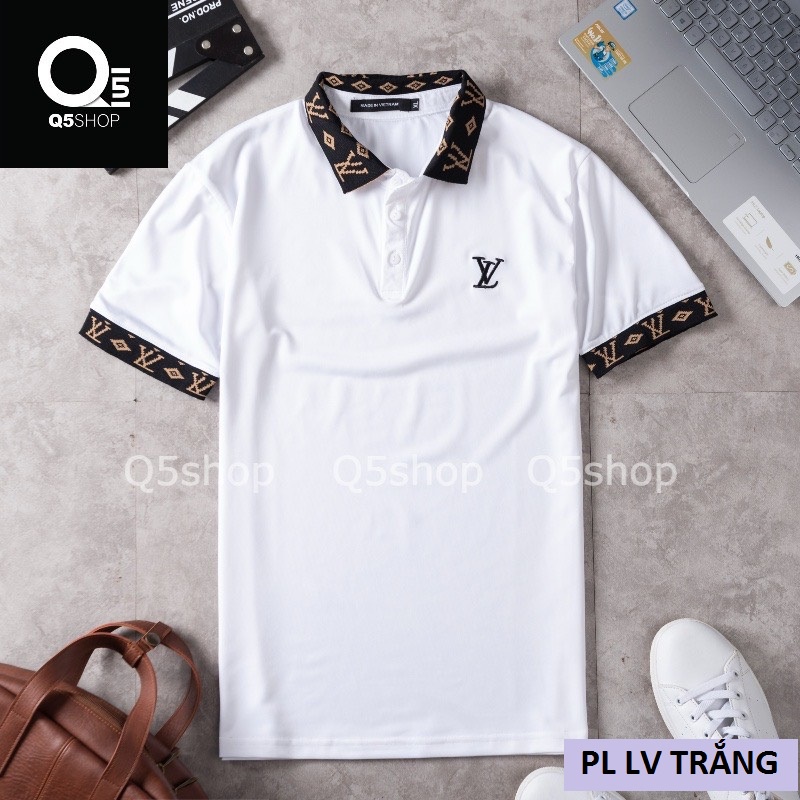 Áo thun ngắn tay có cổ nam chất cá sấu dày mát kiểu dáng Hàn Quốc siêu đẹp, áo polo nam chất cotton