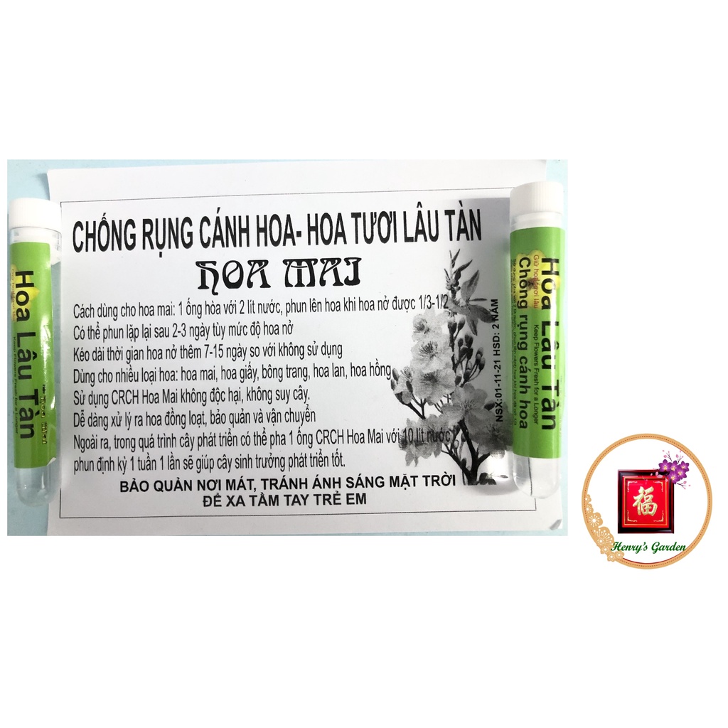 Chống Rụng Cánh Hoa - Hoa tươi lâu tàn - #179#