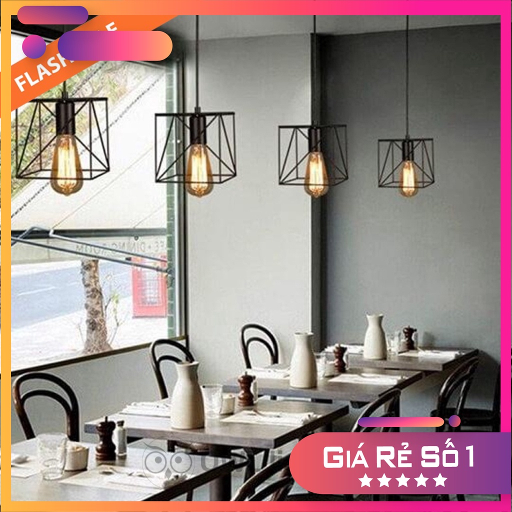 Đèn thả rọ sắt 8 dáng siêu rẻ trang trí quán cafe cực đẹp - OWL Lighting